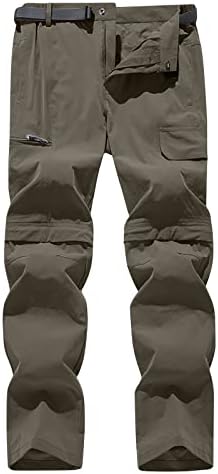 Машки конвертибилни пешачки панталони со лесен патент за дишење на панталони за дишење, обични панталони за отворено, риболов, сафари