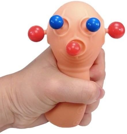 Голема игра играчки ~ паника Пит очи ги исцеди играчките играчки за олеснување на стресот топка што се појавува Марсијан Боб Ново