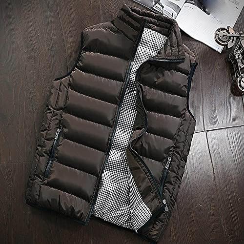 Зимски бизнис преголем палто со мантил Класична цврста боја на цврста боја, лесни палта, исмејувајте го вратот Zipper9