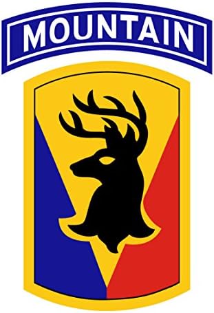 Американска армија - 86 -та пешадиска бригада борбена екипа SSI Patch Decal - Бригадата на Вермонт - пет инчи висока целосна боја на бојата -