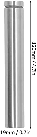 Faihts сет од 12 не'рѓосувачки челик навојни инсетити за монтирање на заграда за рекламни нокти за рекламирање 19x120mm
