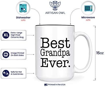 Најдобра баба и дедо досега - 15oz двострана чај од чај од кафе