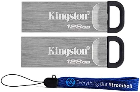 Кингстон Флеш диск 128 GB Kyson DataTraveler Metal USB 3.2 Type-A Drive 200MB/S Pendrive со голема брзина за компјутер или лаптоп