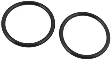 X-Ree 40pcs 24mmx1.9mm нитрил бутадиен гума o прстен масло запечатување прстен заптивка црна (40 парчиња 24mmx1.9mm нитрил бутадиен гума o прстен Анило де Селадо де Селадо Негро