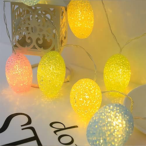 Божиќни светла DBYLXMN starвезди надвор од LED празнична забава ориз јајце декоративни светла жица Ева Велигденско јајце јајца за