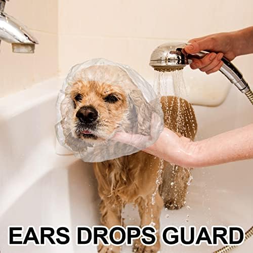 Weewooday 32 Парчиња Капачиња За Туширање За Миленичиња За Еднократна Употреба Пластични Навлаки За Уши За Кучиња За Капење Капки