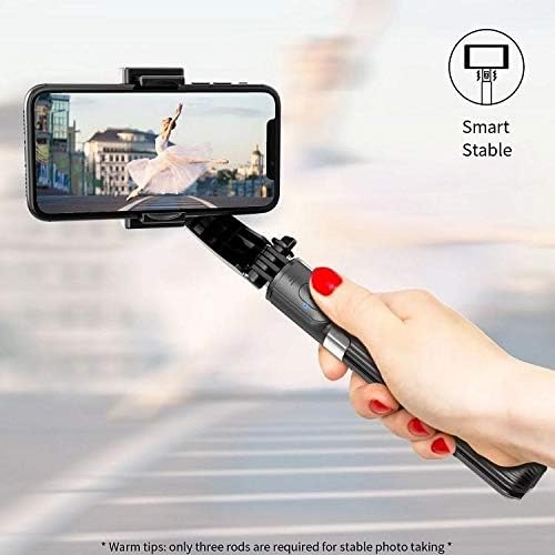Штанд на Boxwave и монтирање компатибилен со Motorola Moto G7 Power - Gimbal SelfiePod, Selfie Stick Extendable Video Gimbal стабилизатор
