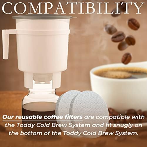 Филтерот за замена на ладно пијалак, кој може да се употреби филтер за еднократно кафе, компатибилен со системот за ладно подготовка