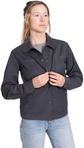 Волна облека женска мерино волна јакна од кошула од кошула - здолниште за дишење анти -ОДОР