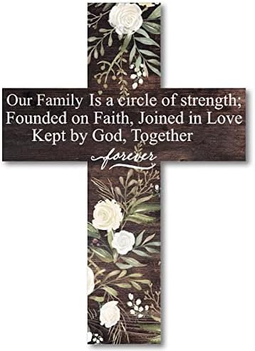 Нашето семејство е круг на сила и loveубов основана на вера, споена во loveубовта, чуван од Божјиот знак на дрво, стои дрвени знаци