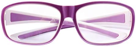 Олово за олово на EGSpower, 0,75мм ПБ-зраци безбедносни очила, виолетова, 2.4inchx2.4inchx6.4inch