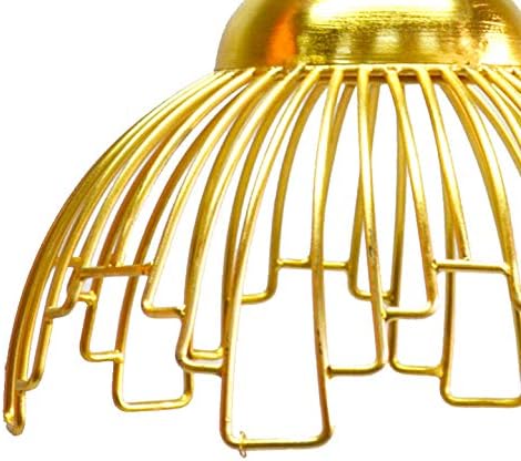 Бенџара геометриски пресек дизајн приврзок светло во форма на купола, злато