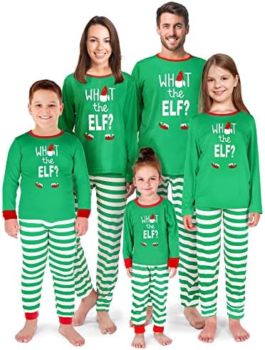 Rnxrbb Holiday Божиќни пижами Семејство Појавување на PJS Поставете Божиќни џеми за млади за парови