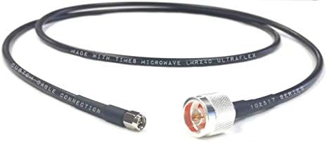 15 стапки N машко до SMA Memer Times Microwate LMR240 Ultraflex 50 Ohm RG8X кабел собрани со сопствена врска со кабел
