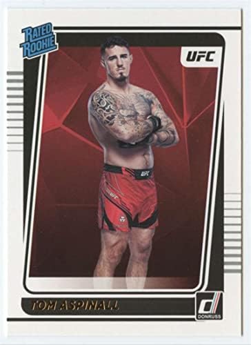 2022 DONRUSS UFC 216 TOM ASPINAL RC RC DOBICIE CARD SP Кратка печатена тешка категорија за дебитанти Официјална картичка за трговија