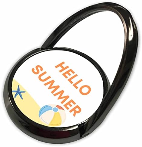 3drose Слика на зборови здраво лето со топката на плажа и fishвездите - телефонски ringsвони