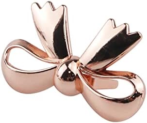 Метални 10 парчиња метални чевли клип токи розово злато лак декоративни клипови отстранливи стеги за чевли за занаетчиска облека