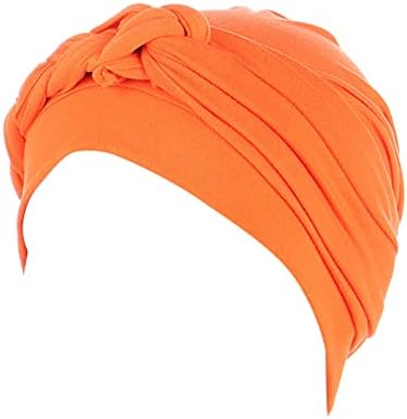Хемо карцином глава капа капа етнички боемски преклопен претходно врзана изопачена плетенка за коса, обвивка за обвивка од турбан,