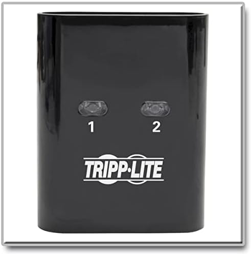 Tripp Lite 2 Port USB Switch, USB 3.0 периферен прекинувач, Superspeed 5 Gbps, црна, 3 -годишна гаранција