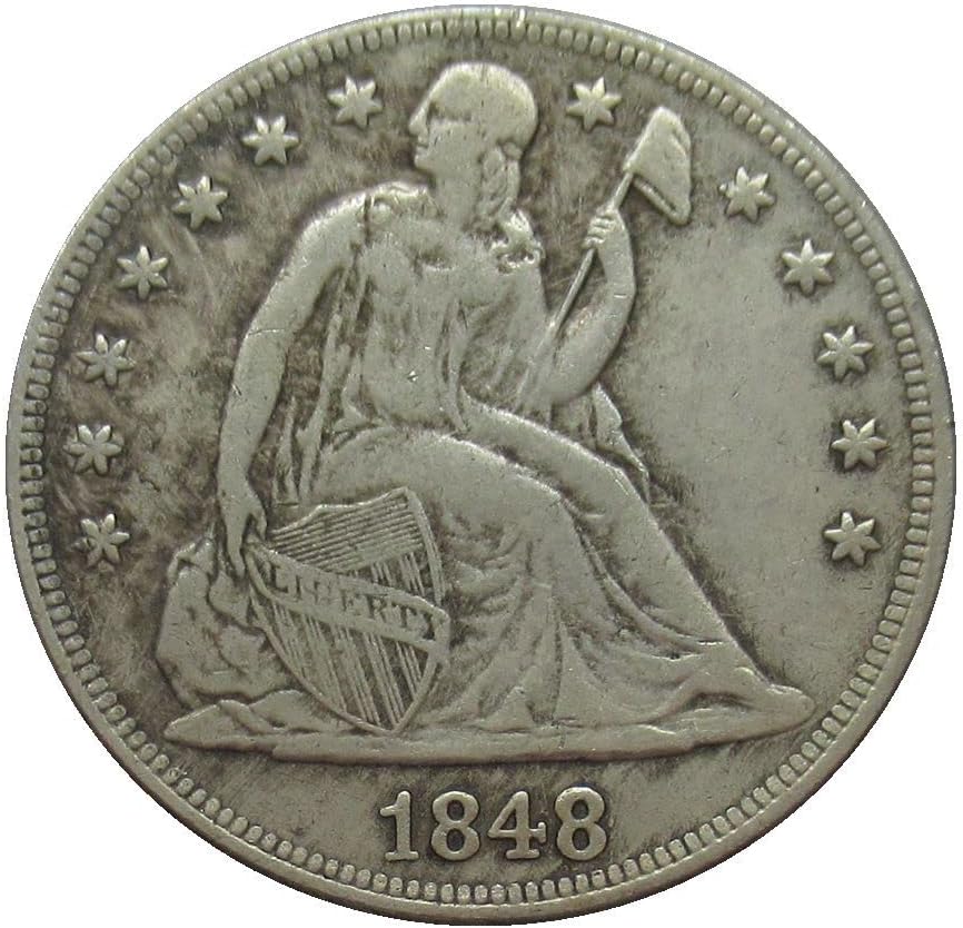 Американски знаме од 1 американски долари 1848 година Сребрена реплика комеморативна монета