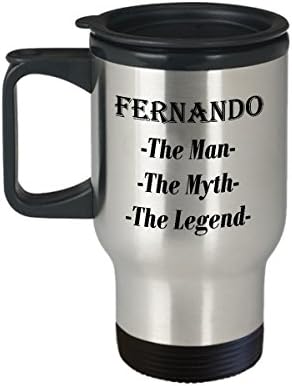 Фернандо-Човекот Митот Легендата Прекрасно Кафе Кригла Подарок - 14оз Патување Кригла