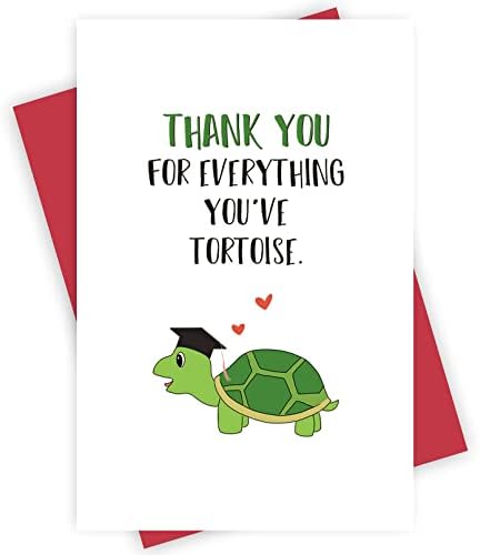 Супер Симпатична Картичка За Благодарност На Наставникот Од Грашок, Смешна Картичка За Благодарност Со Плик, Среќен Сум Што Ве