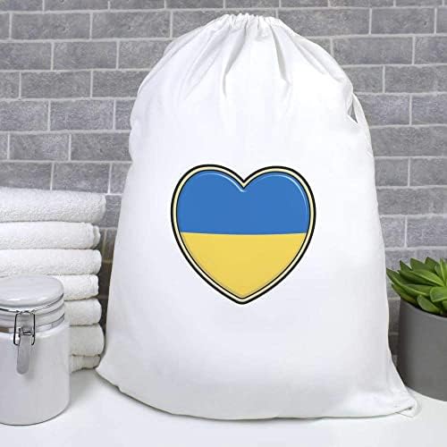 Азееда Украина Срце Торба За Перење/Перење/Складирање