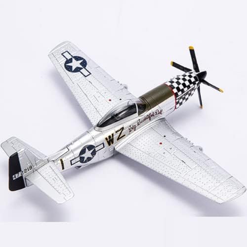 Метал Втората светска војна сојузник на американската армија AIR P-51 Mustang Fighter Attack Models Models 1:72 Diecast модели на воени