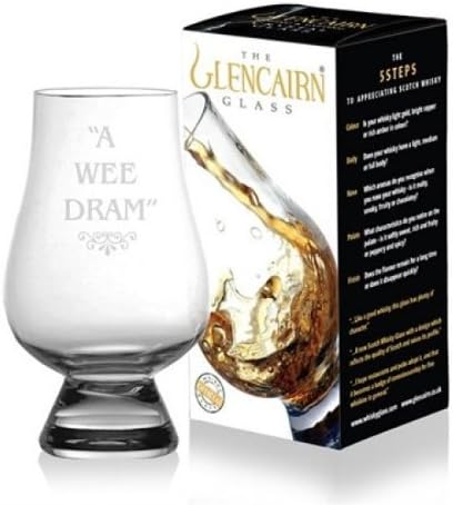 Официјално Стакло За Дегустација На Кристално Виски Гленкерн - Ви Драм 1 2 4 6 8 Стакло За Виски
