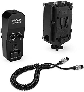 Комплет за контролор на контролорот ProAim за Powermatic Camera Camera jib Crane. Доаѓа со далечински управувач, контролор кутија,
