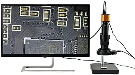 TFIIEXFL 16mp Стерео Дигитален USB Индустриски Микроскоп Камера 150x Електронски Видео C - Монтирање Леќа Стојат За Пхб ТТ Лемење