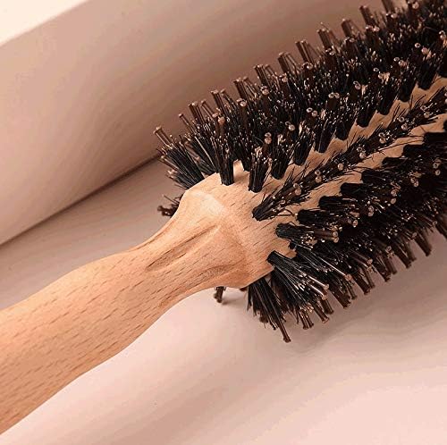 TJLSS анти-статички права коса виткање чешел дрвена рачка за масажа на влакната чешла фризерска четка за четка за нега на чешел за стилизирање