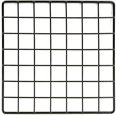 Еконоко комерцијална епоксидна обложена решетка, ширина од 10 „должина x 10“, црна