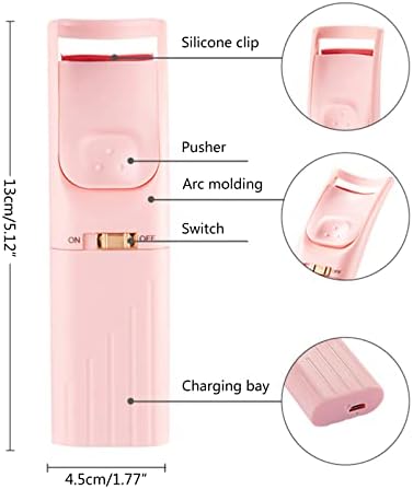 Загреан виткач на трепки 15 -ти Брзо загревање USB за полнење на трепките за полнење природно виткање Совршени порибници за