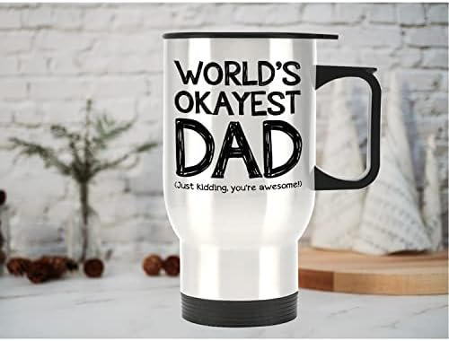 Сузанки Мотивациска инспирирана смешна изрека цитати - Светски тато во светот Смешно кафе за кафе - Најдобри роденденски Божиќни подароци
