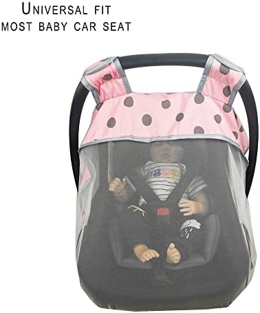Комарец нето за седишта за бебиња за автомобили-мрежа за седишта за новороденчиња, мрежа што може да се дише на носач за седишта
