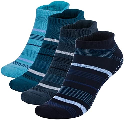 UneNow Unisex нелизгачки чорапи со перница за јога, пилатес, баре, дома и болница