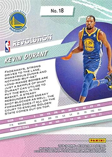 2018-19 Панини револуција 18 Кевин Дурант Голден Стејт Вориорс НБА кошаркарска трговска картичка