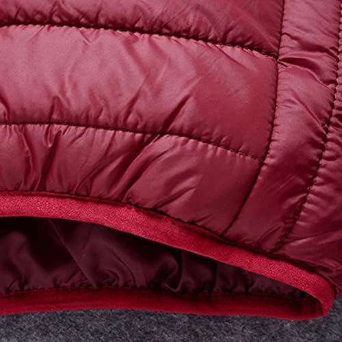 Машка зимска јакна од зимска пуферка цврста обична задебелна качулка, младешка виталност памучна памучна палта со аспиратор