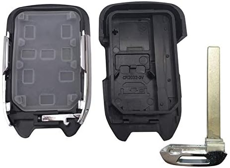 Далечински паметн клуч FOB Shell Case одговара за 2014 2015 2017 Chevy Tahoe Suburban/GMC Yukon HYQ1AA 6 копчиња за клучеви