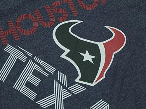 OuterStuff Houston Texans NFL големи девојки од страничниот резервоар - сино