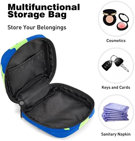 Торба за Складирање Санитарни Салфетки, Преносни Менструални Подлоги За Повеќекратна Употреба, Торбичка За Складирање Тампони