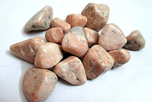 Jet Moonstone Tumbled Stone Decorative Agate 100 грама приближно 0,75 до 1 Исцелување кристал агат испрскан камен подарок камен џеб камен