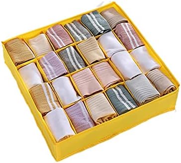 НЦ Кутија За Складирање Плакари Преклопна Кутија За Складирање На Долна Облека Кутија За складирање На партиции За складирање На фиоки Чорапи 30 Карирана Кутија