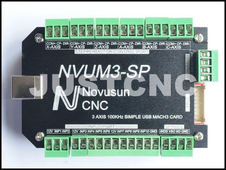 Возач на мотор Davitu - CNC Контролер NVUM -SP USB интерфејс табла картичка 3 оска 4 оска 5 оска 6 оска 100kHz за степер мотор PLC Progmable