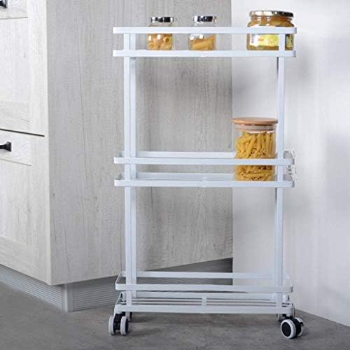 Пол за складирање на YGCBL ， количка за складирање на слот кујна кујна бања со ролериска полица со повеќе функции со трислојна