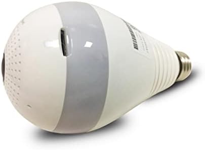 Solustre Camcorder 360 безжични видео камери рекордер на фотоапарати Wiz Bulbs Fisheye леќи камера светло визија камера сијалица сијалица