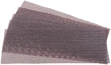 Средба со полирање од дрво метал 25 парчиња од 198х70мм мрежен пескачки диск кука и абразивен диск без прашина во форма на прстен, анти-удар, а анти-затегнување на харти