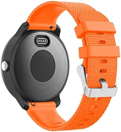 Ienyu 20мм Силиконска гума за часовници за часовници за часовници за Garmin VivoActive 3/Vivomove HR HR Smart Watch Band