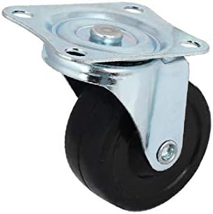 X-Ree 2.5 '' Едно едно тркало со диа 360 степени ротирачки горниот плоча вртлог за вртење на вртливата плоча 2 парчиња (2,5 '' rueda de